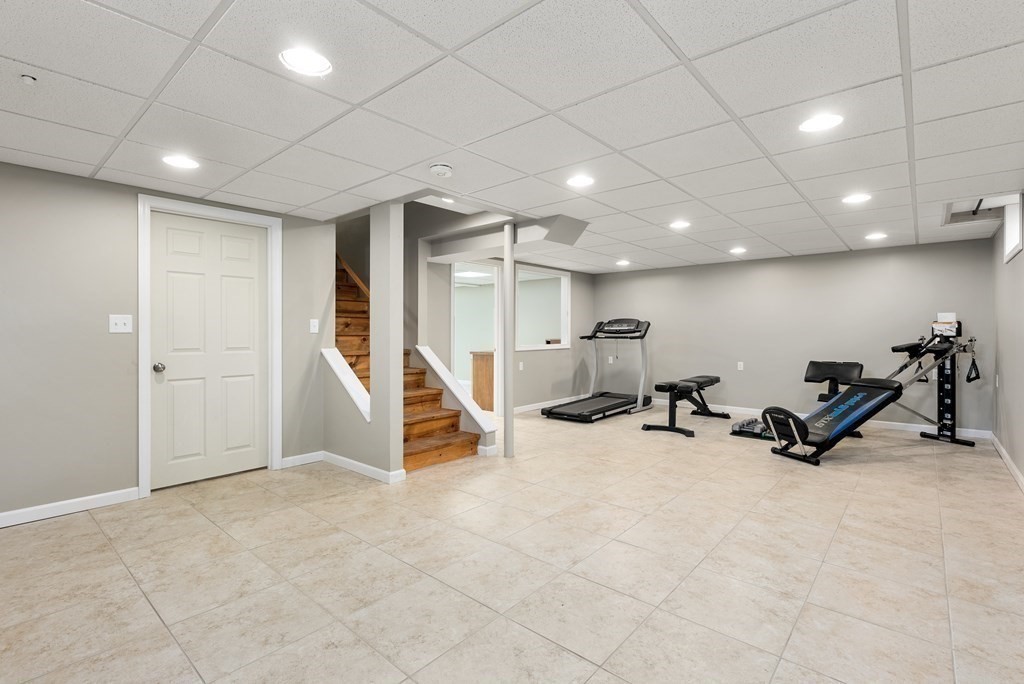 597 Old Warren Road Palmer, MA 01069 - Photo 27 of 37 a view of a room with gym equipment