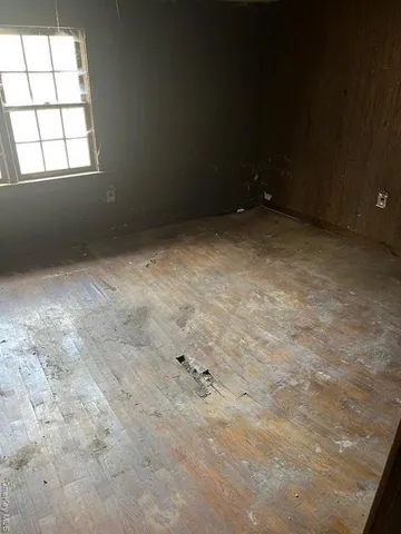 a view of a glass door