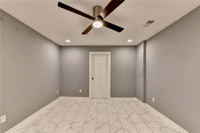 a view of an empty room