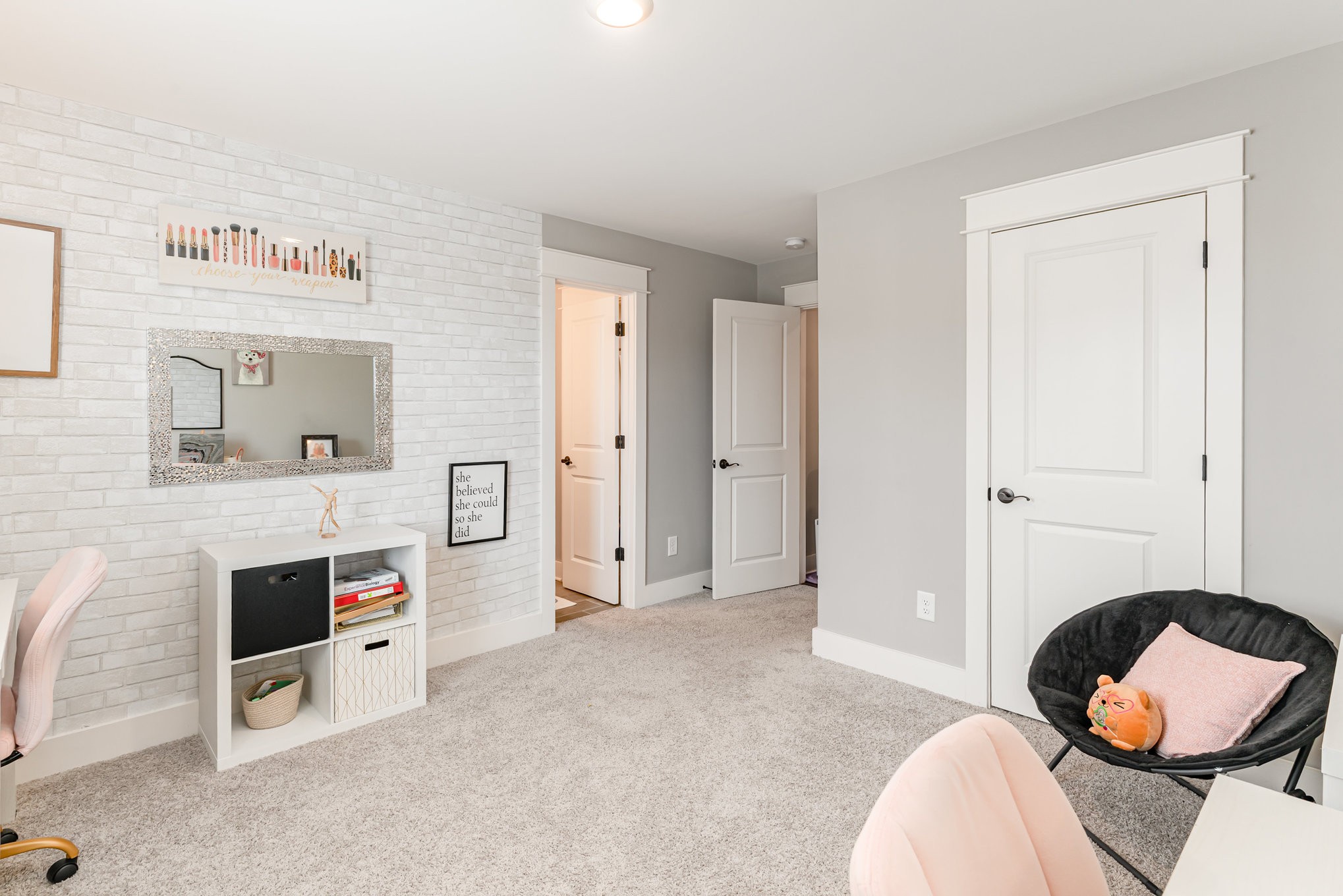 203 Caroline Way Mount Juliet, TN 37122 - Photo 23 of 37 a spacious bedroom with furniture and a mirror
