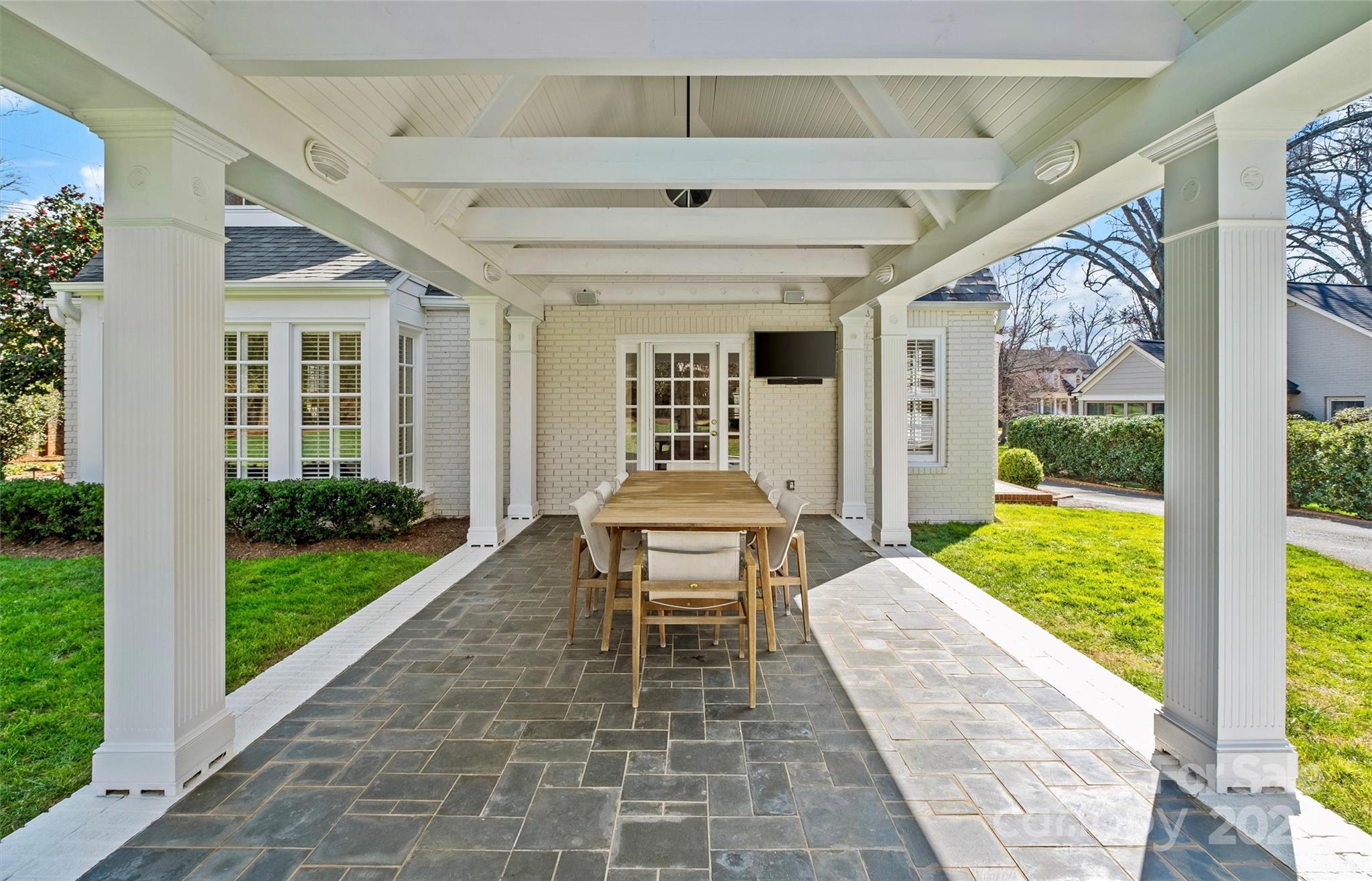2326 Croydon Road Charlotte, NC 28207 - Photo 16 of 44 a front view of a house with a porch