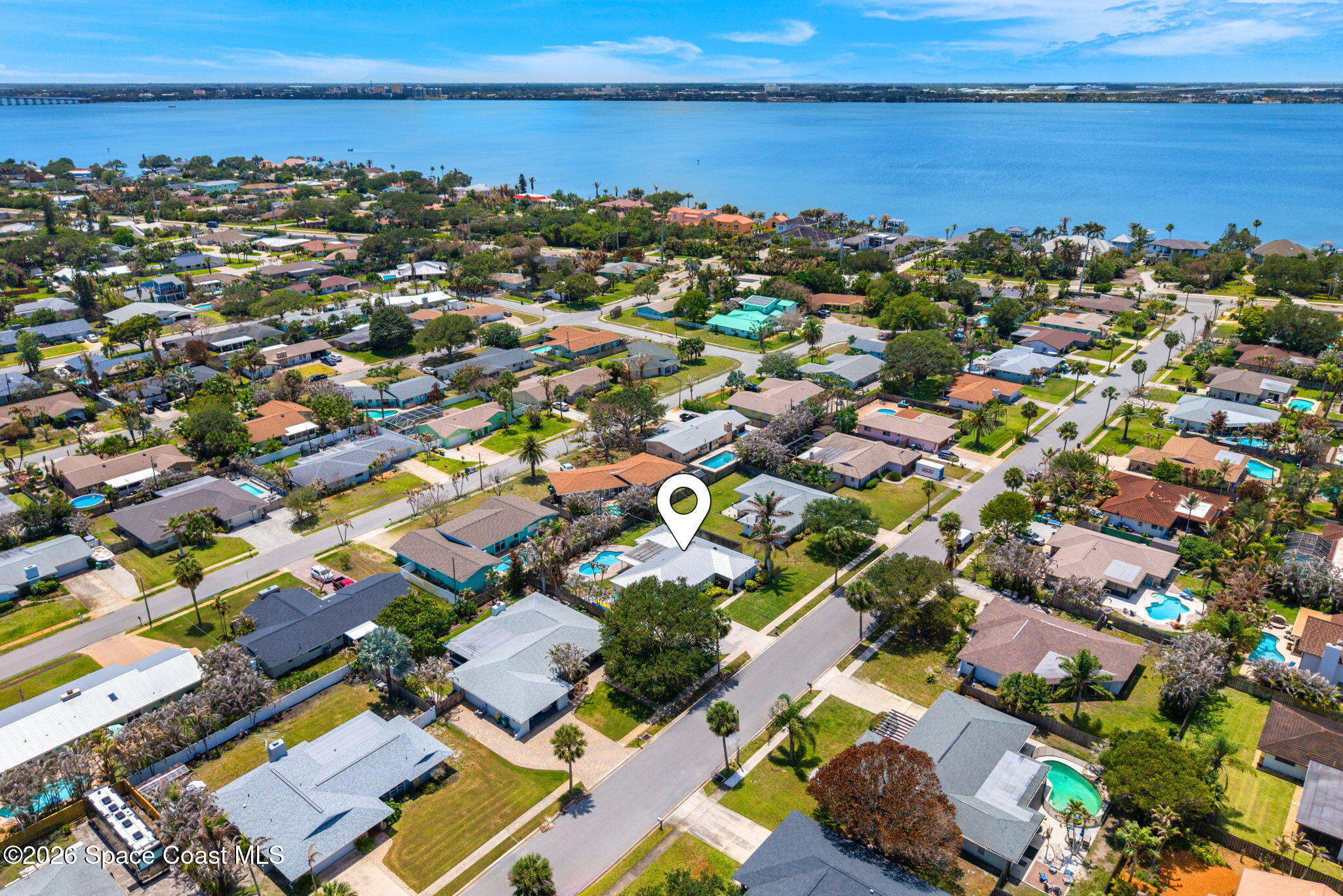 429 Rio Lane Indialantic, FL 32903 - Photo 2 of 50 an aerial view of residential building and lake