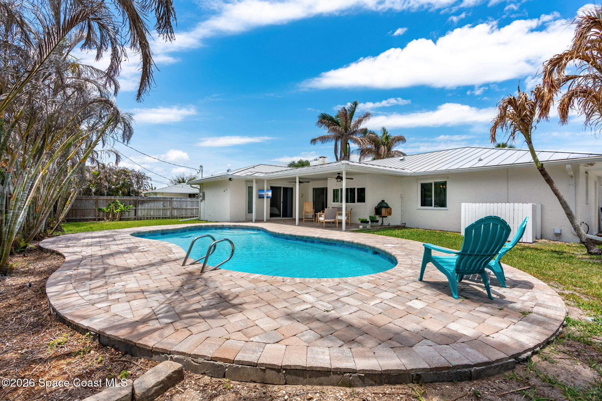 429 Rio Lane Indialantic, FL 32903 - Photo 38 of 50 a view of a house with a swimming pool