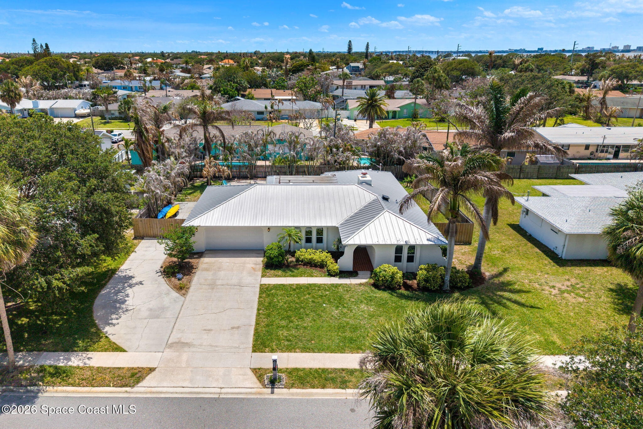 429 Rio Lane Indialantic, FL 32903 - Photo 45 of 50 an aerial view of a house with a yard