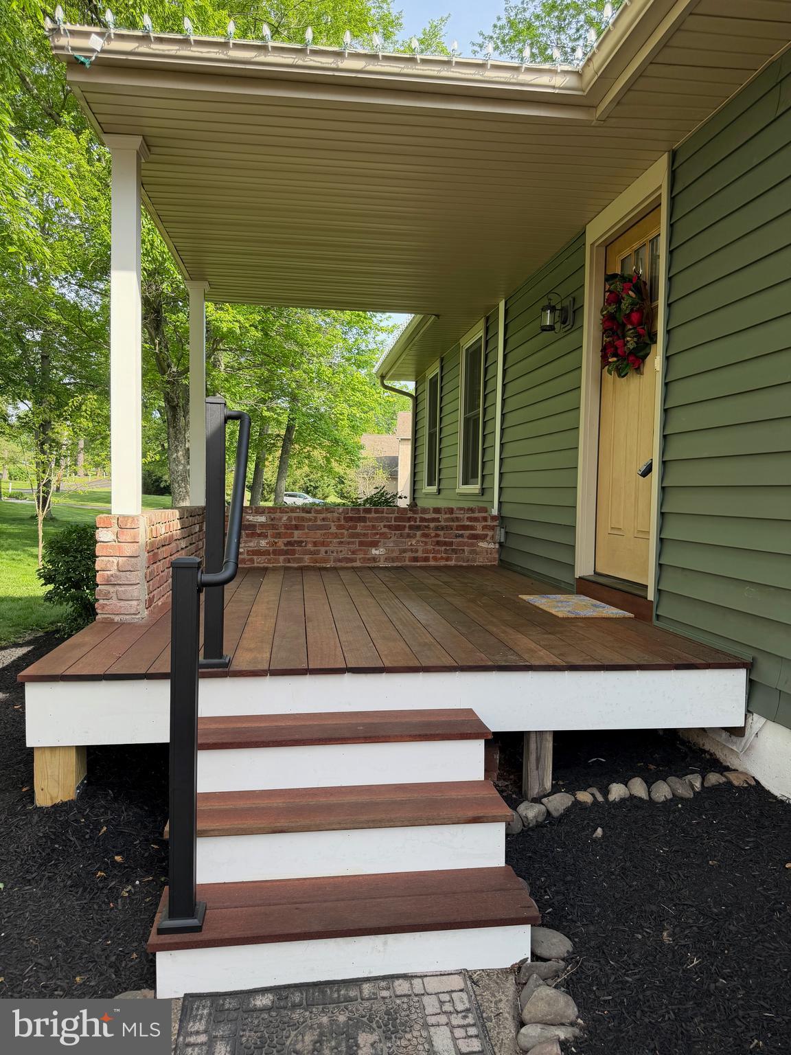 943 Sackettsford Road Warminster, PA 18974 - Photo 22 of 28 a view of backyard with deck and outdoor seating