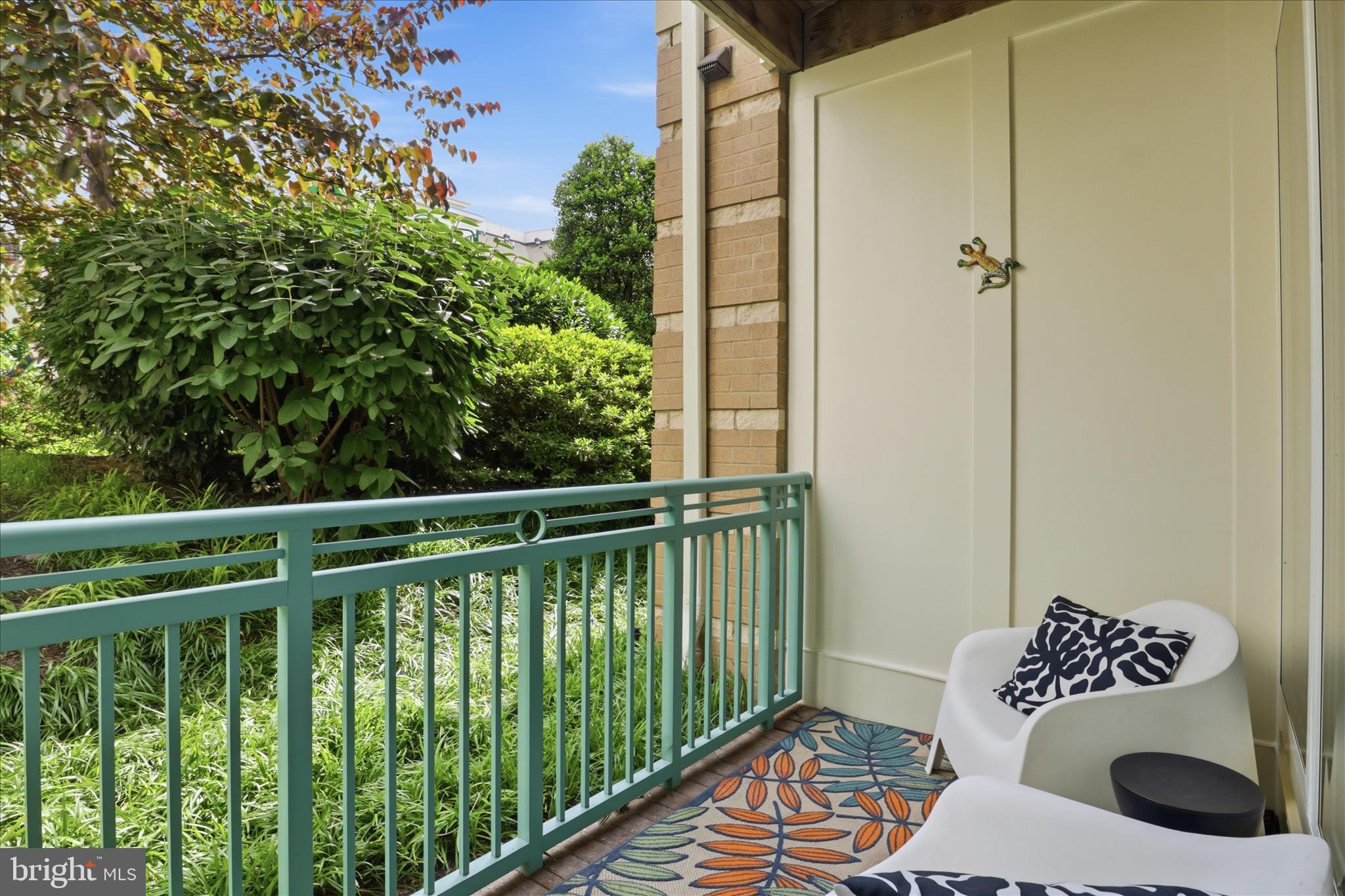 12001 Market Street, Unit 177 Reston, VA 20190 - Photo 22 of 63 Private, serene patio overlooking trees & foliage