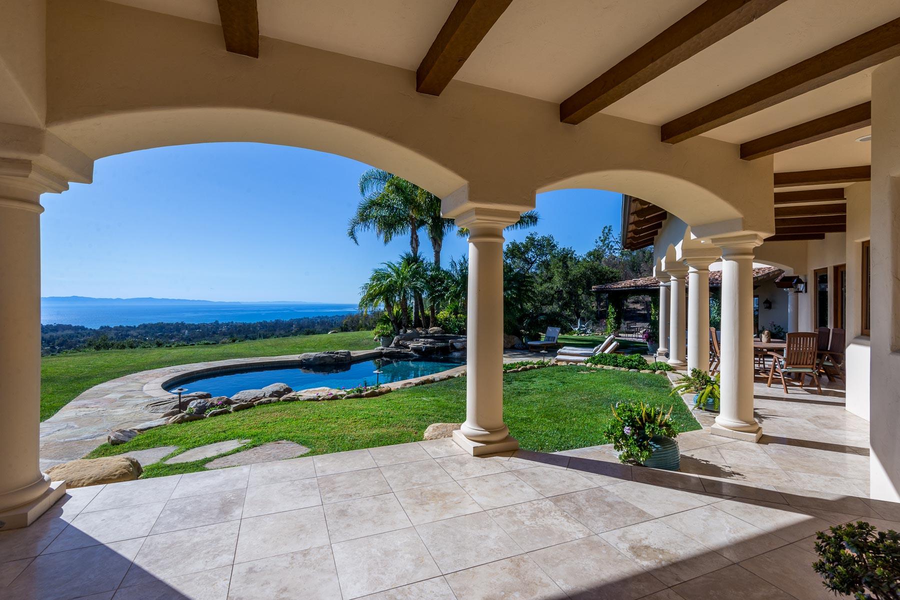 2220 Bella Vista Drive Montecito, CA 93108 - Photo 1 of 27 a view of a house with a yard and plants