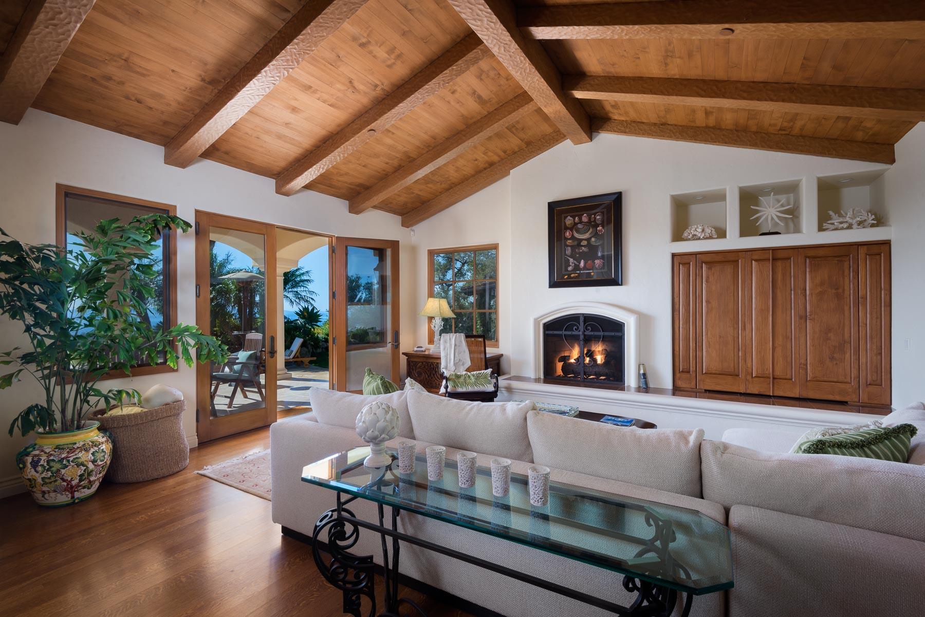 2220 Bella Vista Drive Montecito, CA 93108 - Photo 6 of 27 a living room with furniture large window and wooden floor