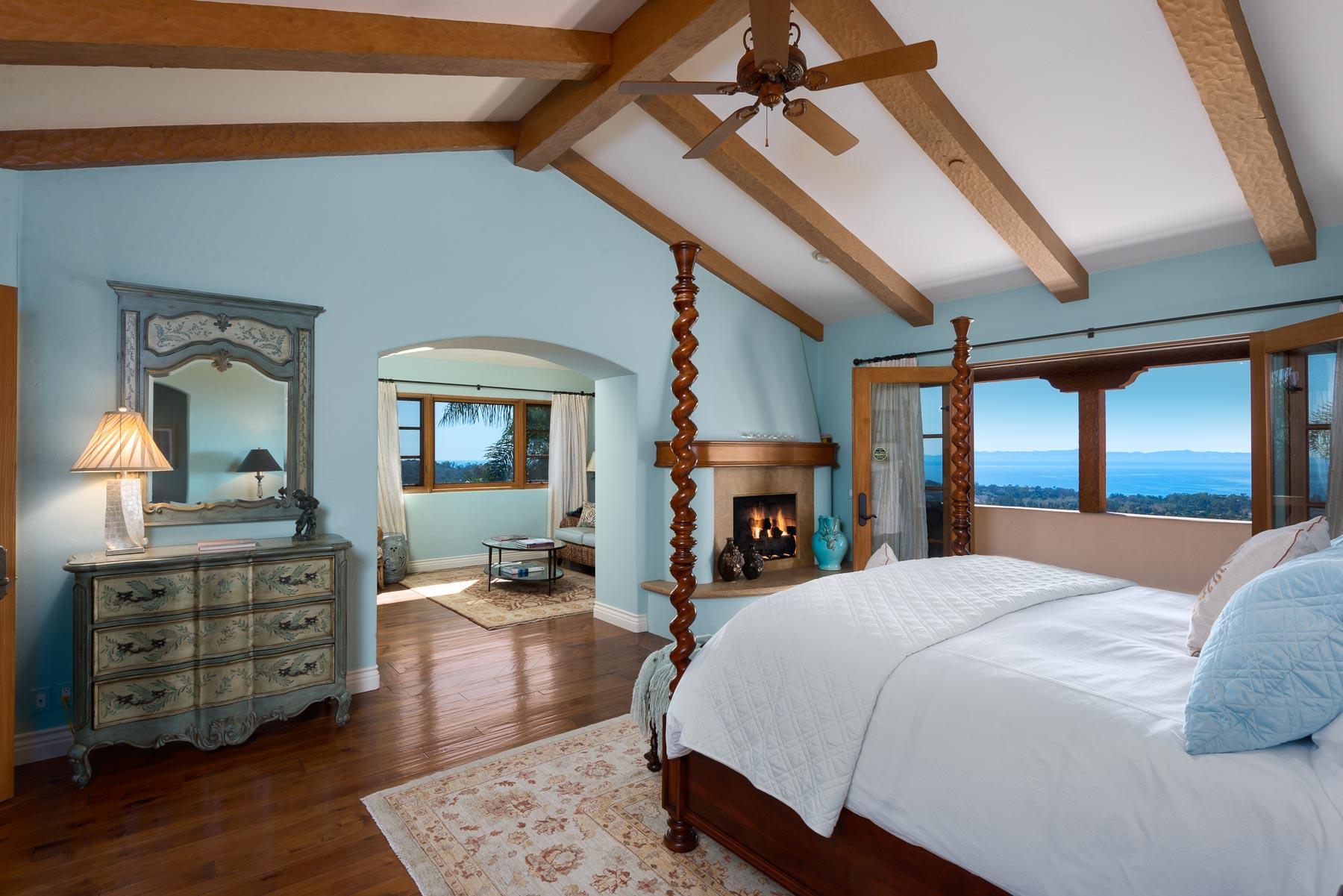 2220 Bella Vista Drive Montecito, CA 93108 - Photo 8 of 27 a bed room with a bed and furniture