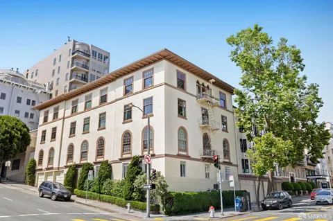 a front view of a building