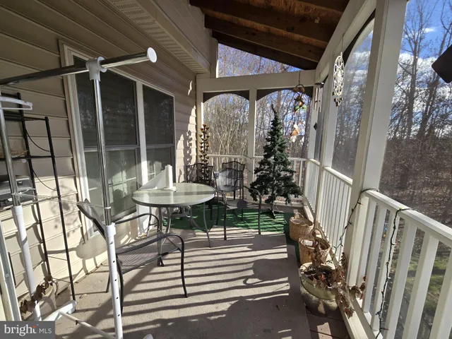 a view of balcony and patio