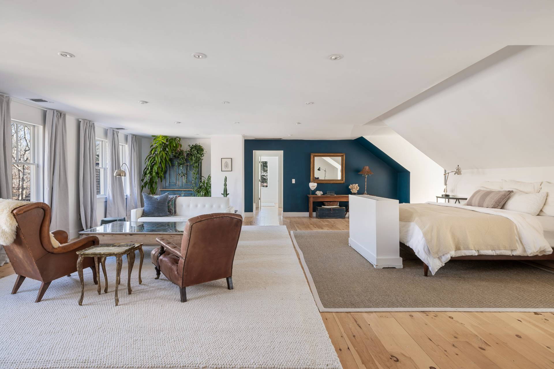 569 Toppings Path Sagaponack, NY 11962 - Photo 13 of 30 a living room with furniture and a large window