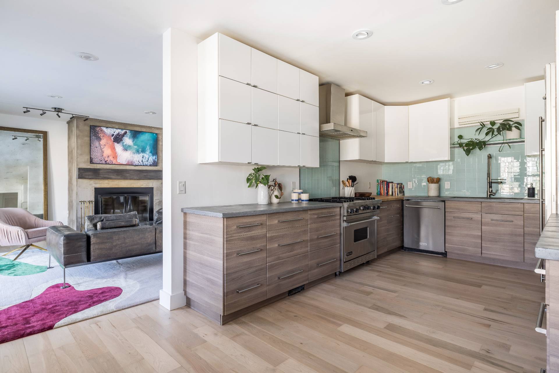 569 Toppings Path Sagaponack, NY 11962 - Photo 9 of 30 a kitchen with stainless steel appliances kitchen island granite countertop a stove a sink and a refrigerator