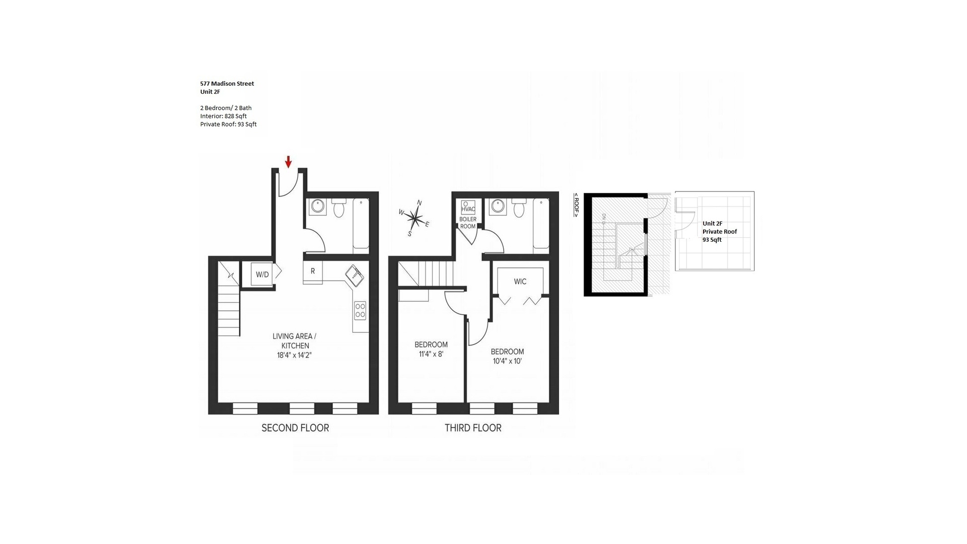 577 Madison Street, Unit 2A Brooklyn, NY 11221 - Photo 14 of 14 a picture of a bench in front of a window