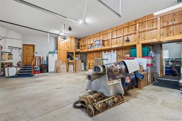 a room with gym equipment