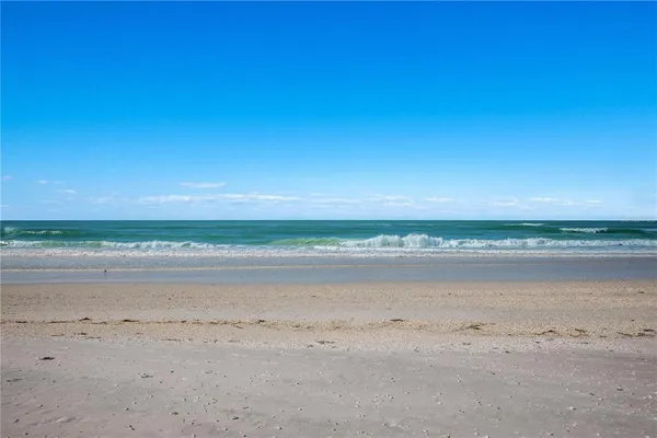 a view of an ocean beach