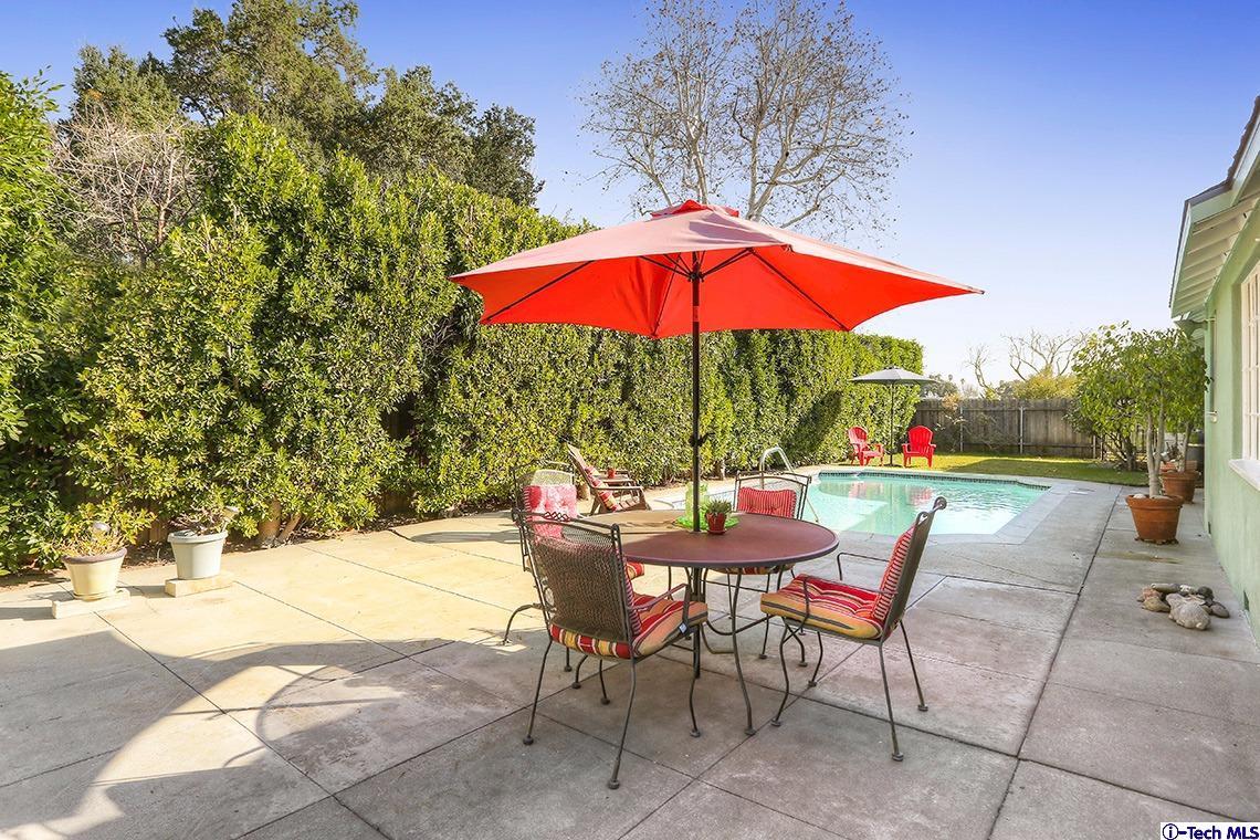 841 West Roses Road San Gabriel, CA 91775 - Photo 21 of 24 a view of patio with a table and chairs under an umbrella