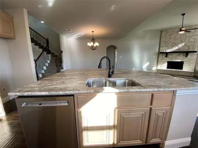 a storage room with a wooden floor