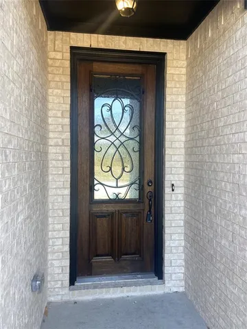 a door with a door