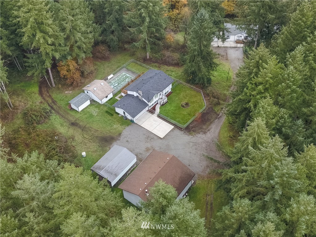 7370 Bordeaux Road Southwest Olympia, WA 98512 - Photo 4 of 25 an aerial view of a house with a yard