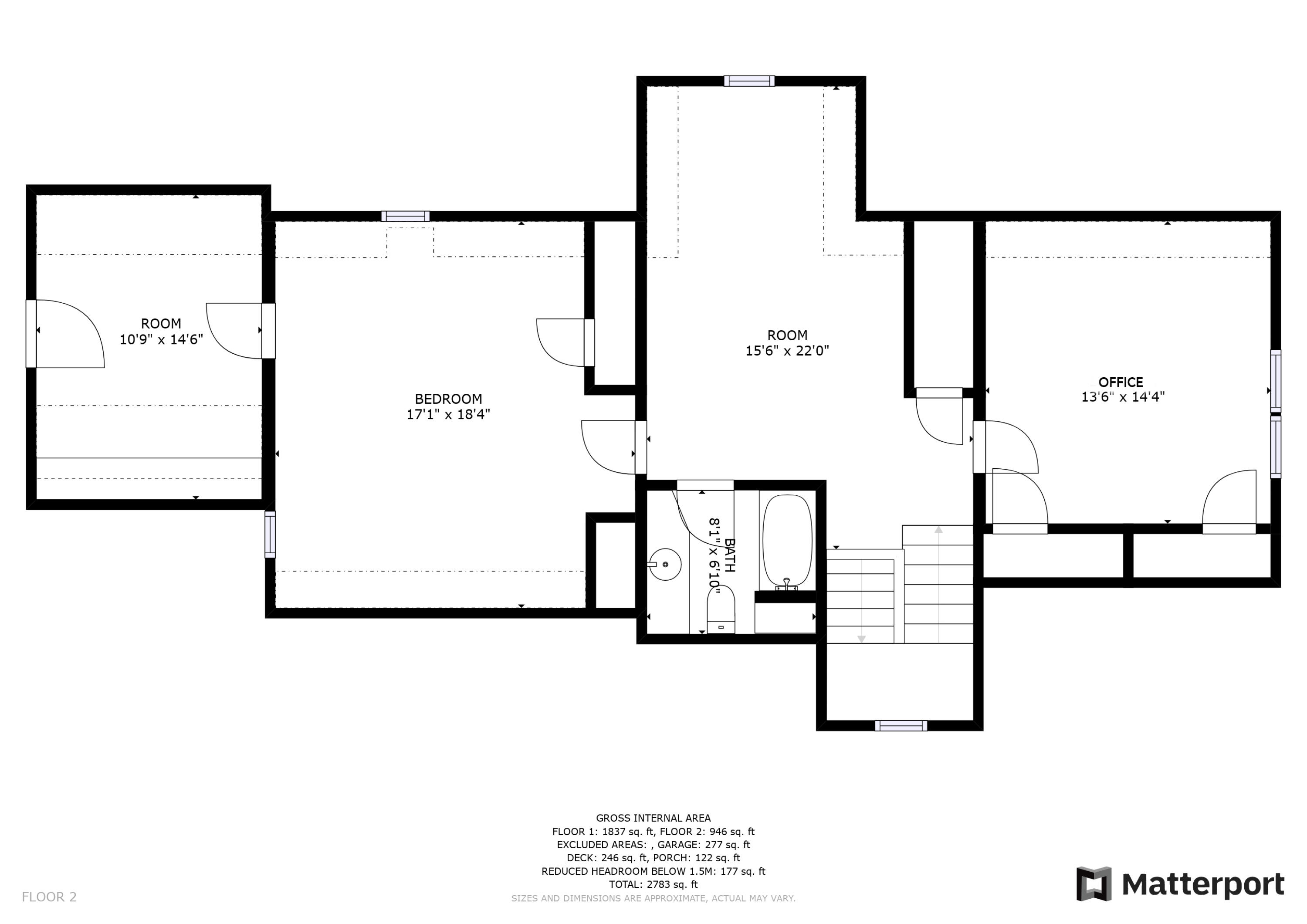 583 Friendship Road Waldoboro, ME 04572 - Photo 62 of 63 Floorplan-2nd floor