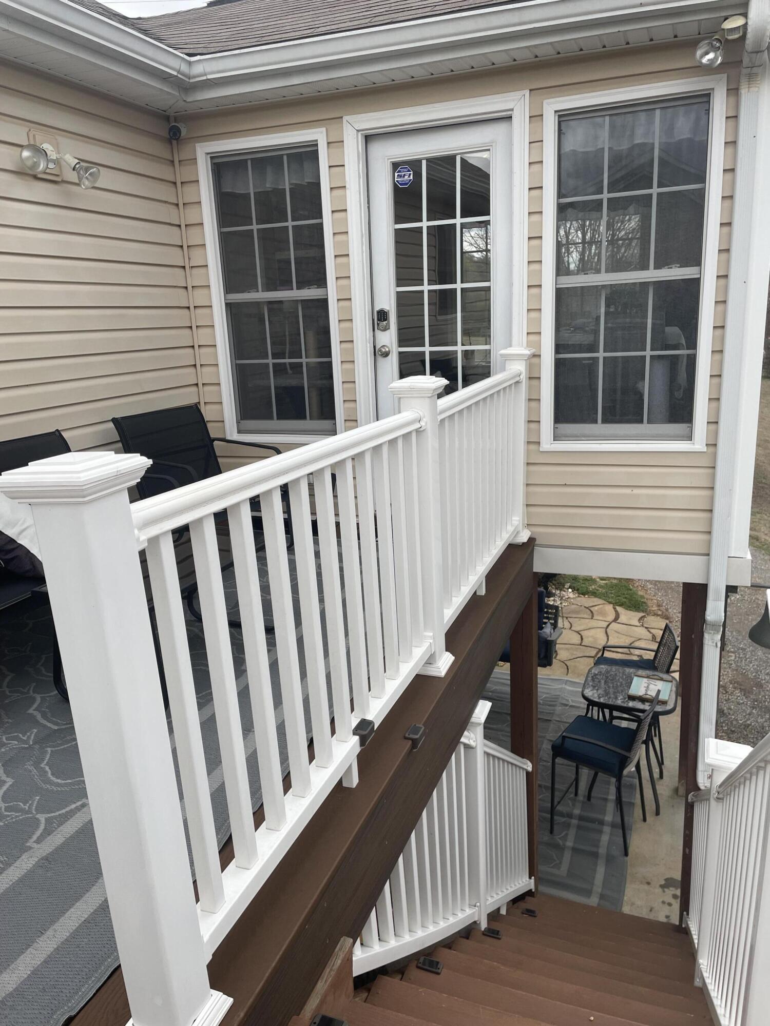 1236 Carroll Road Goodview, VA 24095 - Photo 58 of 78 back porch:stairs