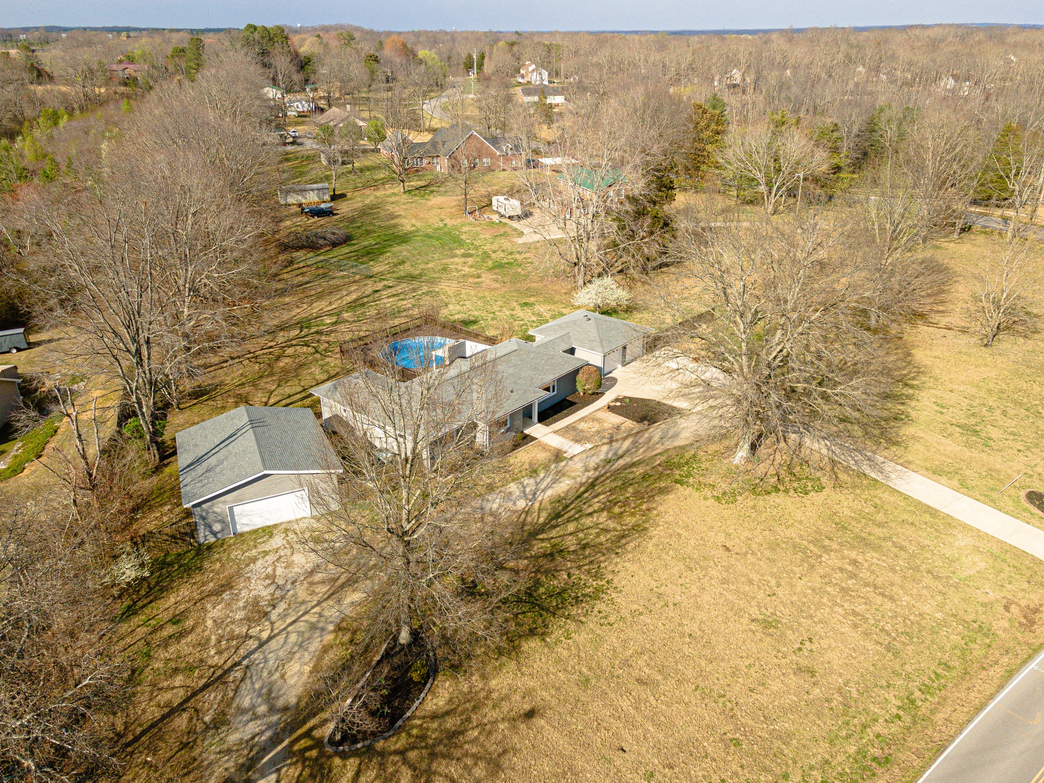 7302 Henry Road Fairview, TN 37062 - Photo 60 of 69 a view of residential houses with green space