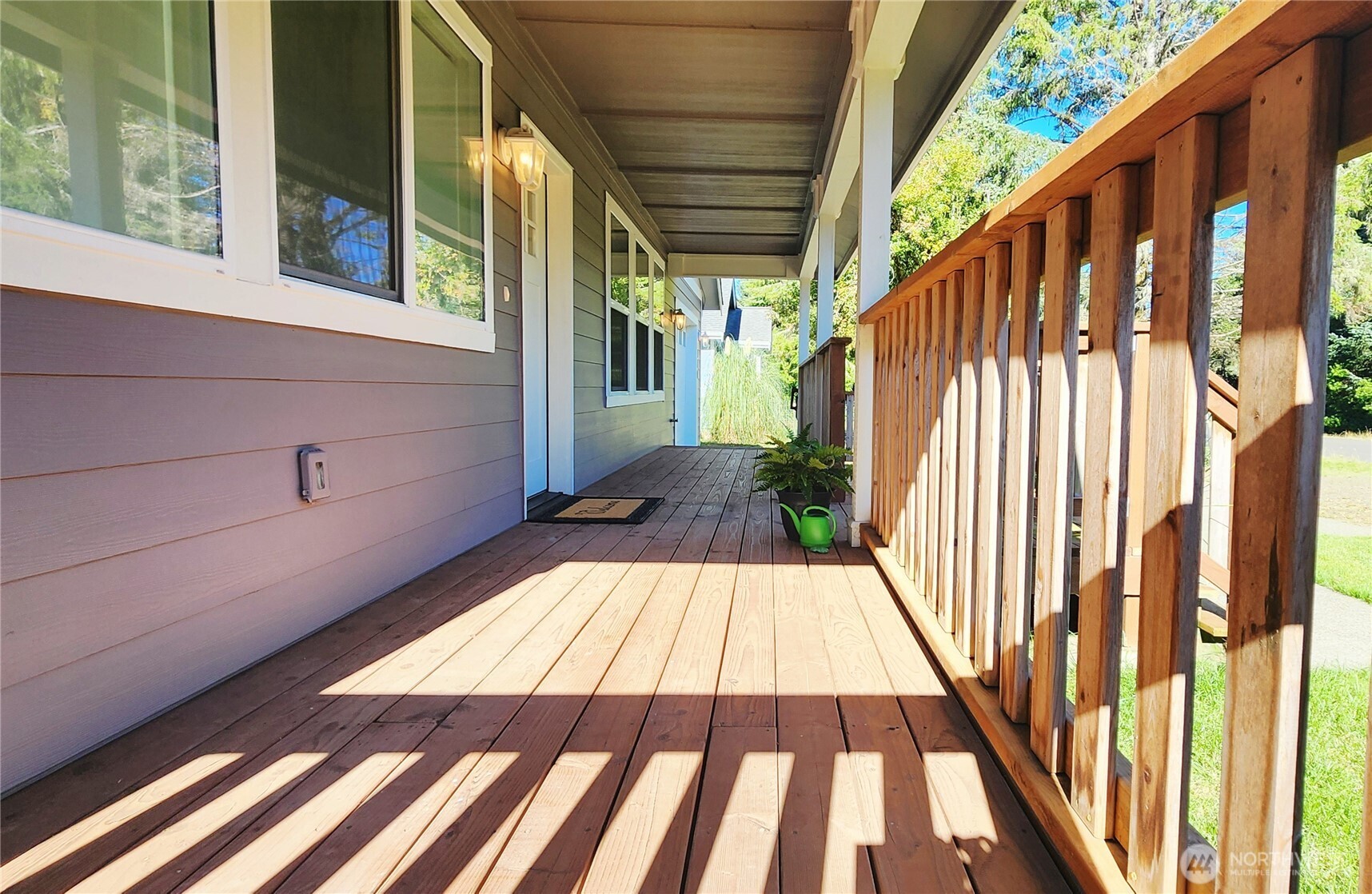 371 Centaurus Avenue Southwest Ocean Shores, WA 98569 - Photo 32 of 40 a view of balcony with wooden floor