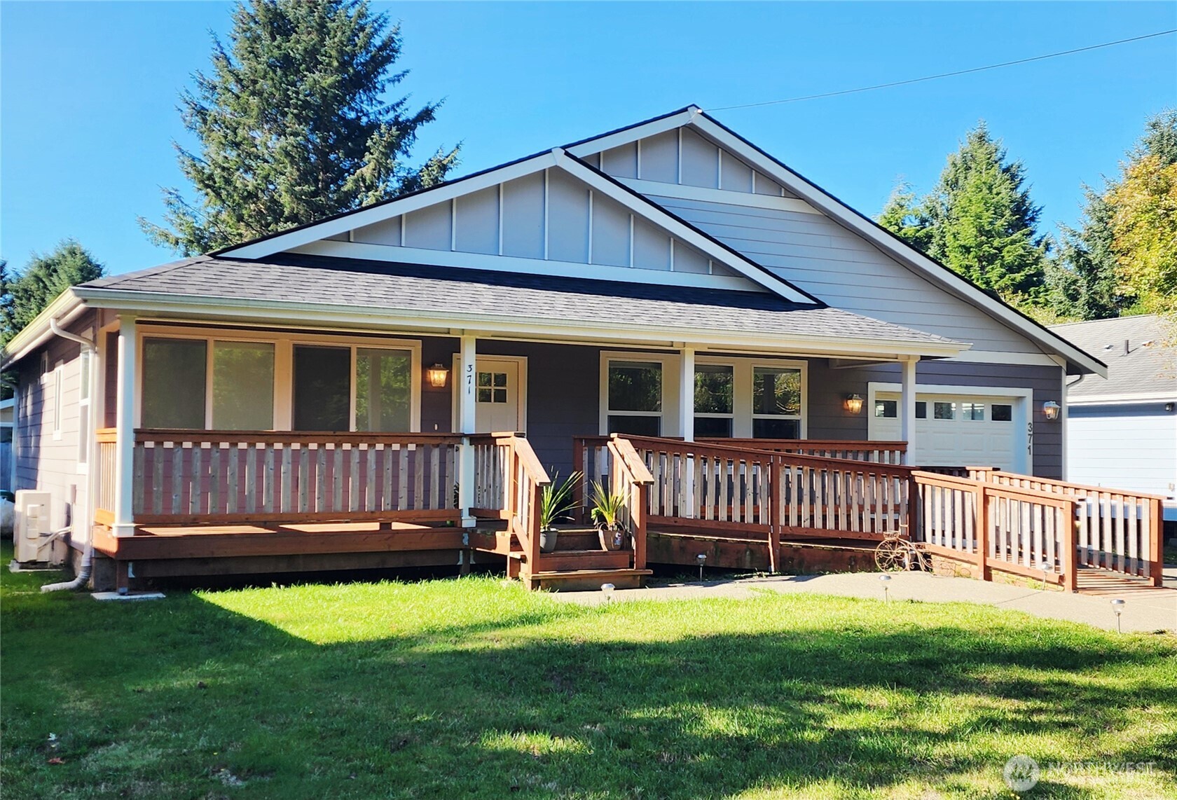 371 Centaurus Avenue Southwest Ocean Shores, WA 98569 - Photo 40 of 40 a view of a house with a yard and deck