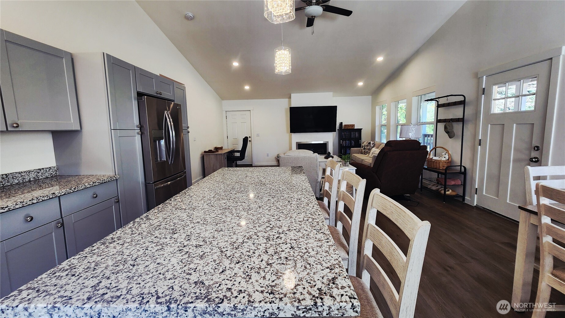 371 Centaurus Avenue Southwest Ocean Shores, WA 98569 - Photo 7 of 40 a view of a kitchen with sink and a refrigerator