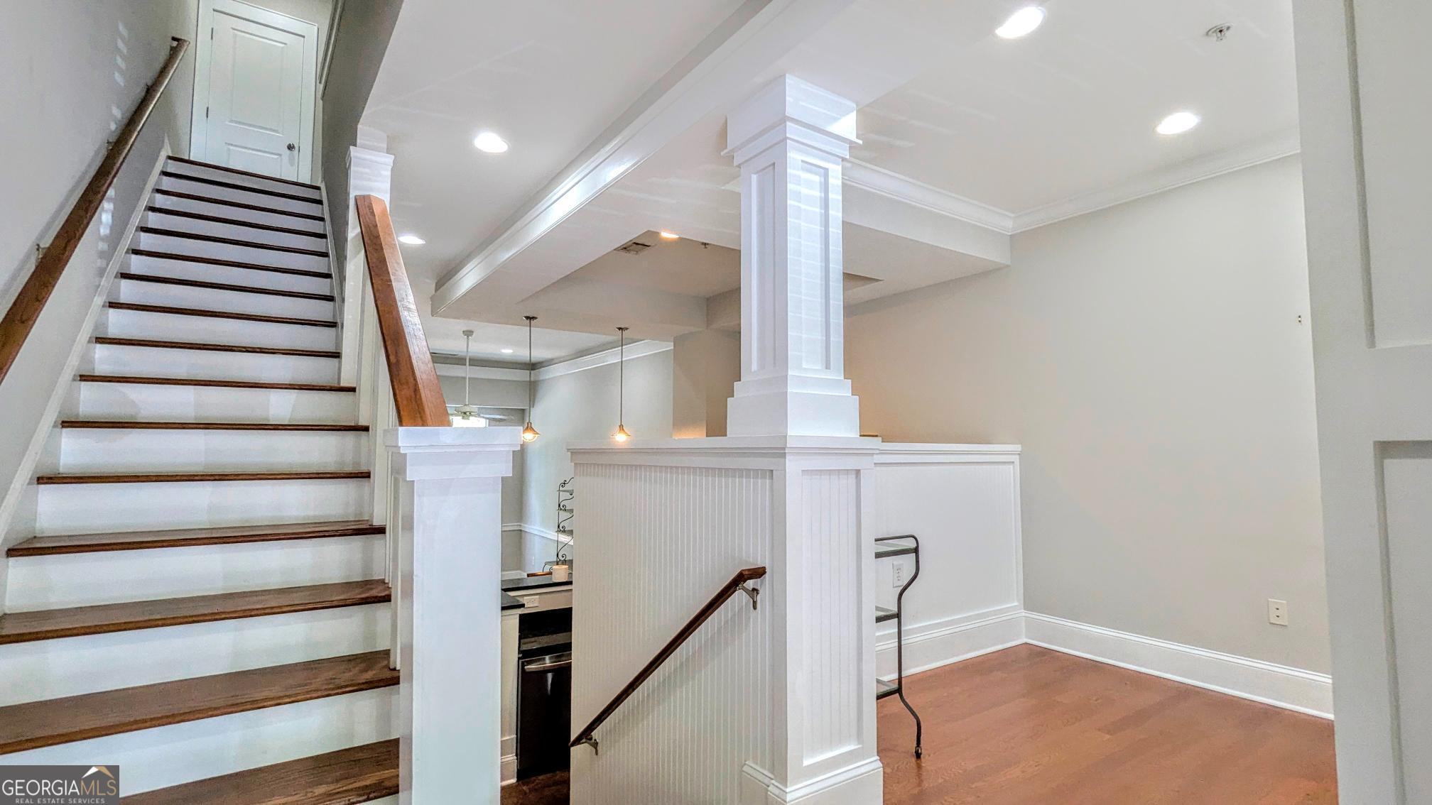 1500 Timothy Road, Unit A4 Athens, GA 30606 - Photo 3 of 35 a view of entryway and hall with wooden floor