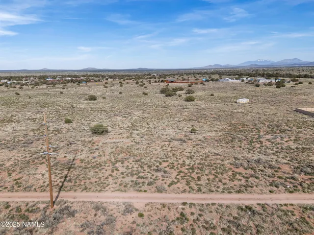 a view of a dry yard with wooden fence