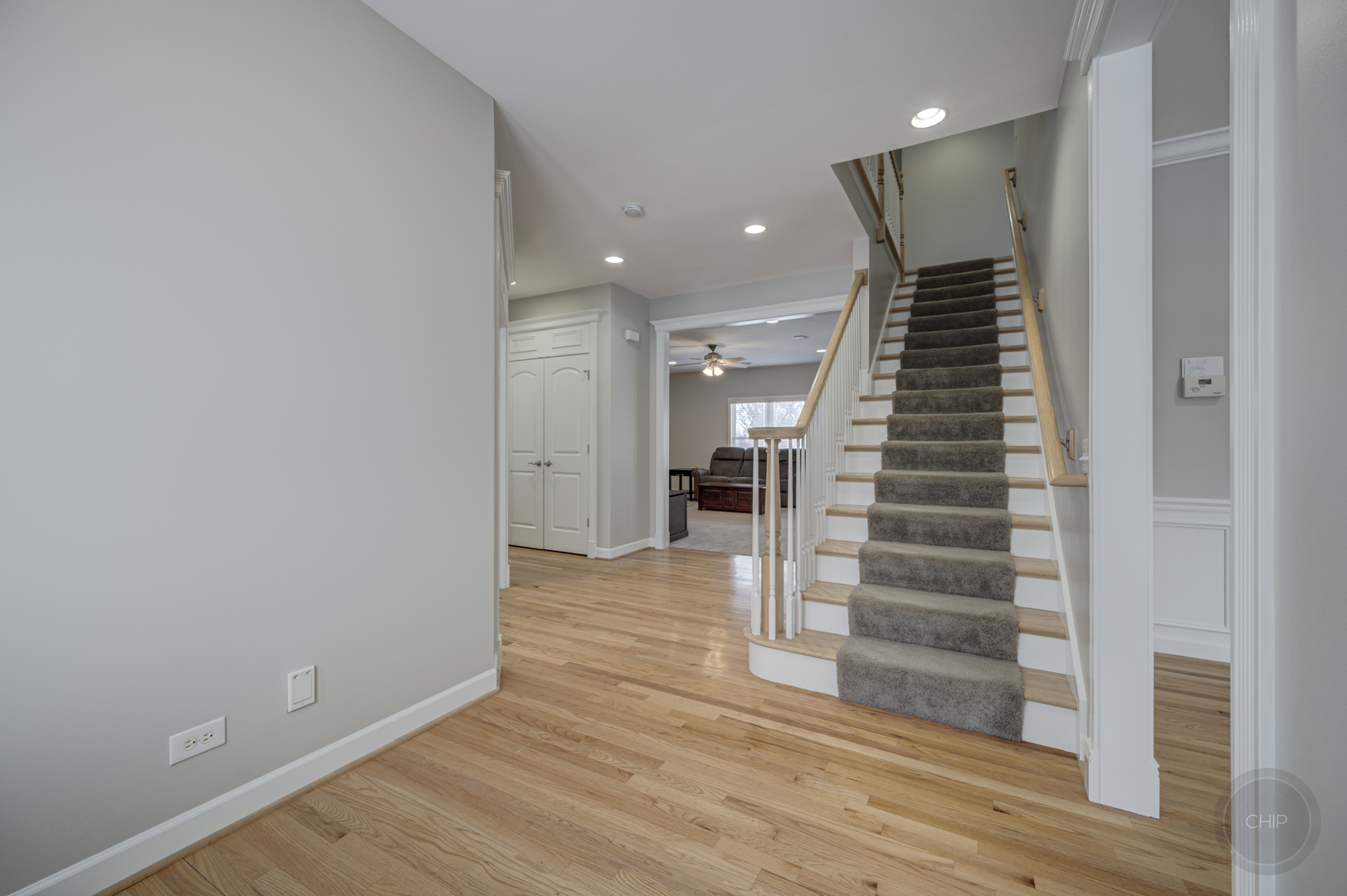 5S263 Middle Road Naperville, IL 60563 - Photo 4 of 46 a view of entryway and hall with wooden floor