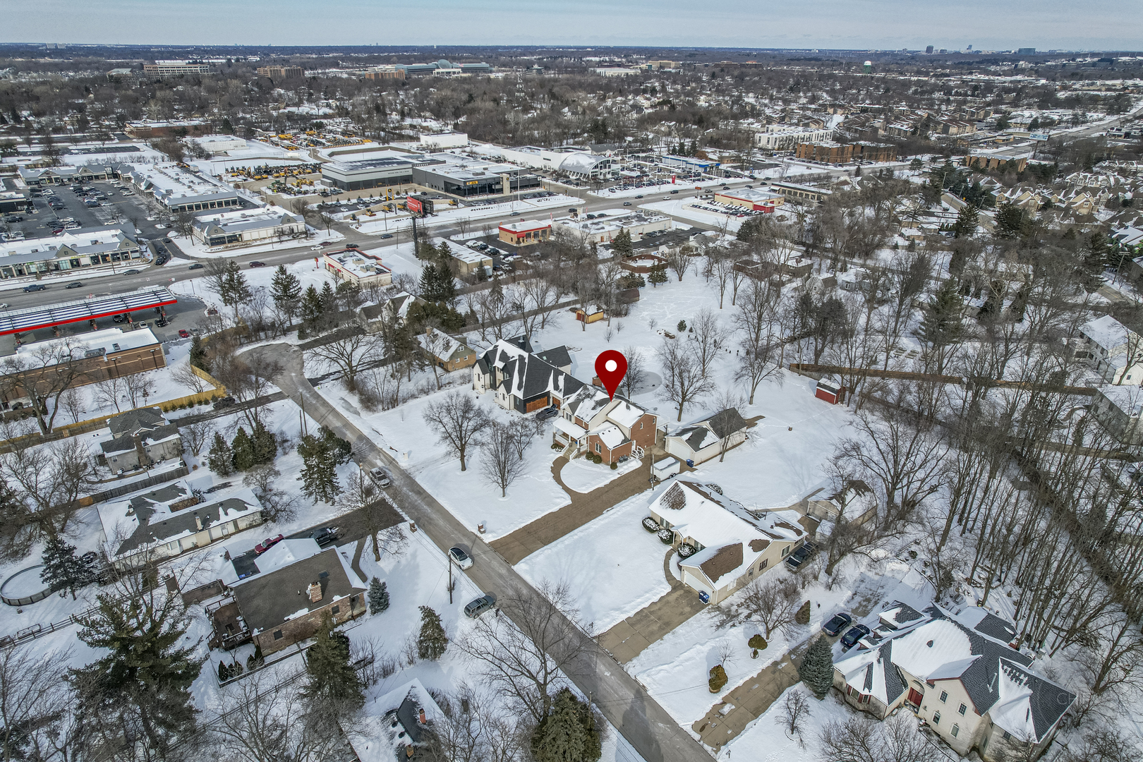 5S263 Middle Road Naperville, IL 60563 - Photo 41 of 46 an aerial view of a city with lots of residential buildings