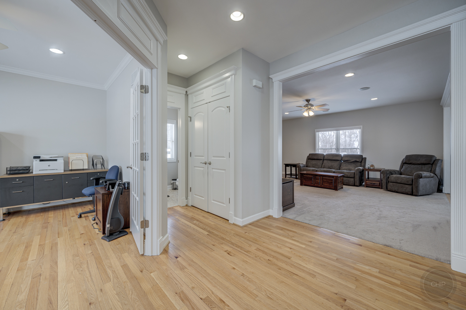 5S263 Middle Road Naperville, IL 60563 - Photo 5 of 46 a living room with furniture and a wooden floor