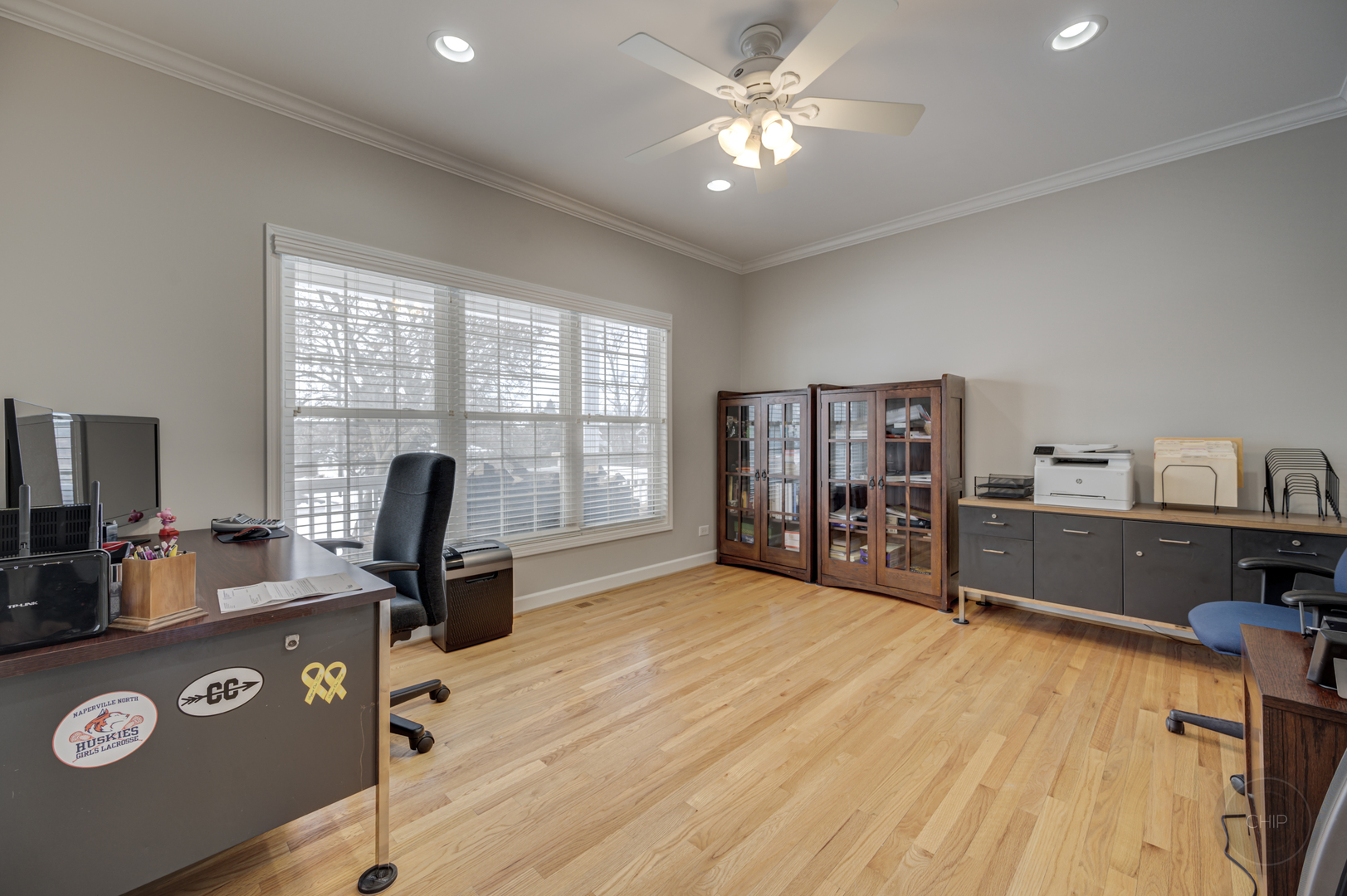 5S263 Middle Road Naperville, IL 60563 - Photo 8 of 46 a view of a workspace with furniture and a window