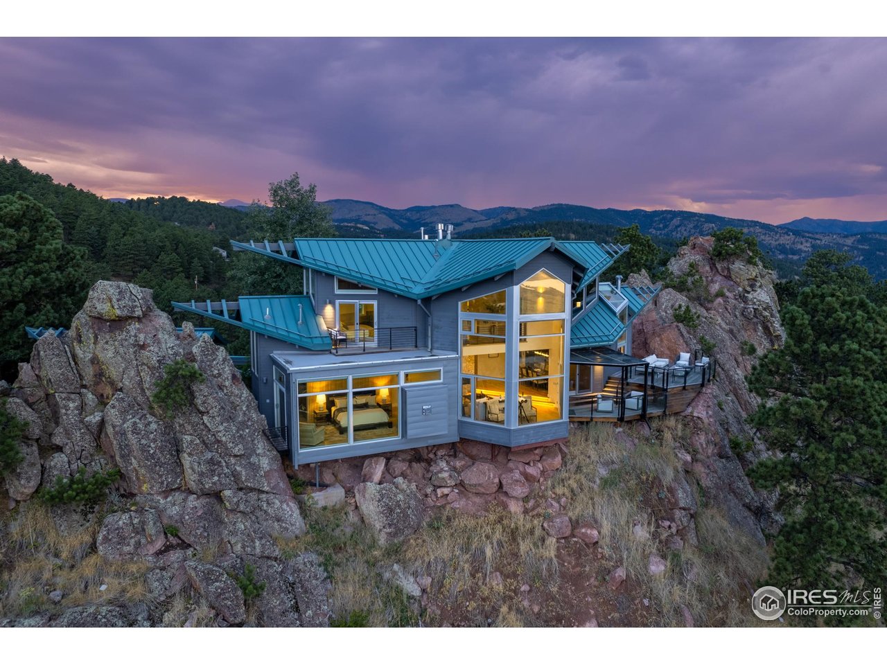 1145 Timber Lane Boulder, CO 80304 - Photo 34 of 40 a view of a big room with a big yard and potted plants
