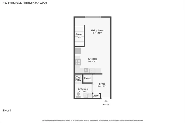 $1,550 | 34 St Joseph Street, Unit 19, Fall River, MA 02723