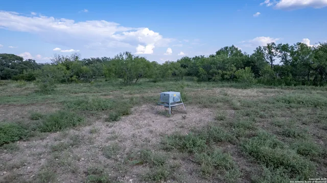 a view of an outdoor space with mountain view