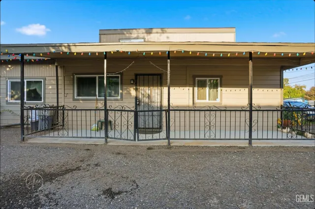 a view of a house with a balcony