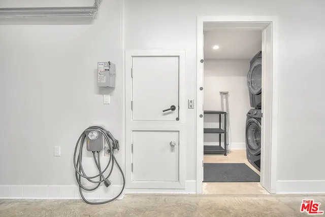 a view of a building with a street