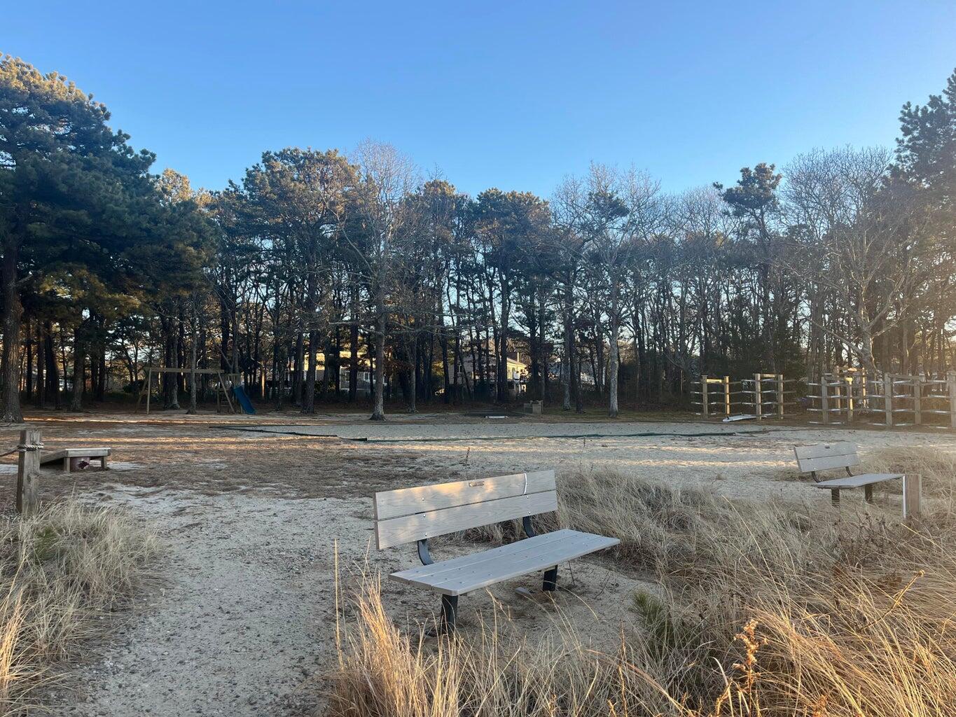 10 Neshobe Road Mashpee, MA 02649 - Photo 35 of 40 a backyard of a house with lots of green space