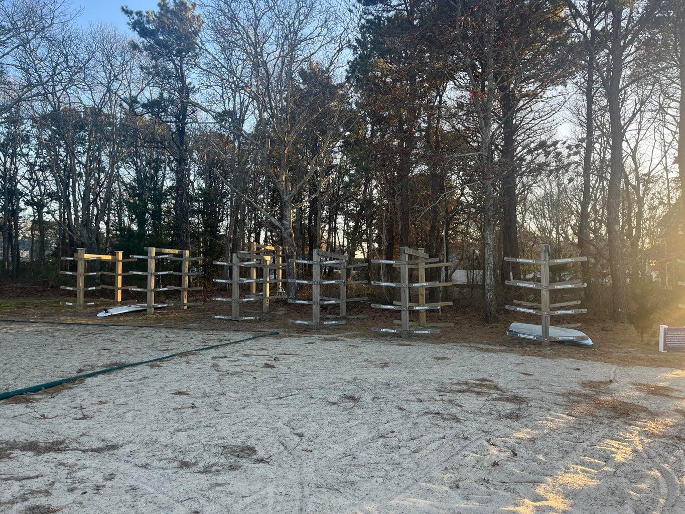 10 Neshobe Road Mashpee, MA 02649 - Photo 36 of 40 a view of a yard with wooden fence
