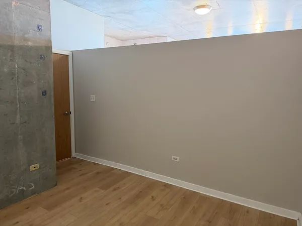 a view of an empty room
