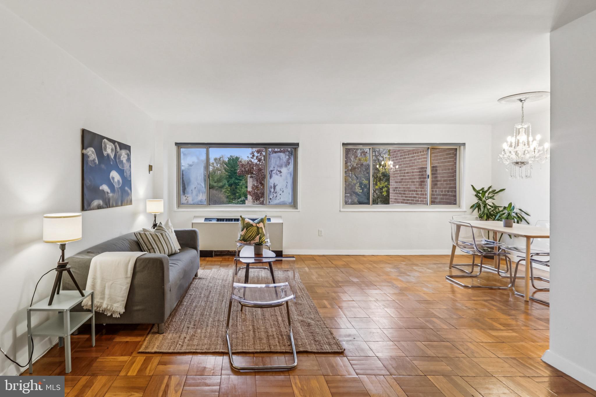 3900 Tunlaw Road Northwest, Unit 518 Washington, DC 20007 - Photo 20 of 20 Spacious open floor plan living and dining area