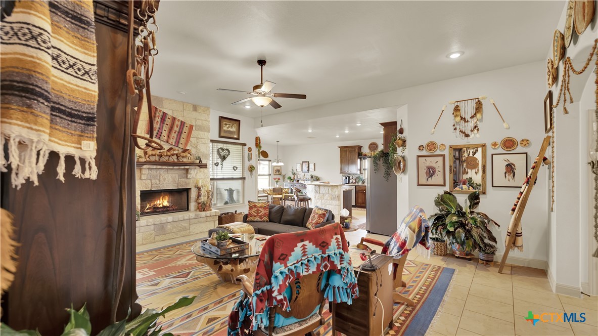 343 Meadow Valley Loop Jarrell, TX 76537 - Photo 14 of 33 a view of a living room and entry way
