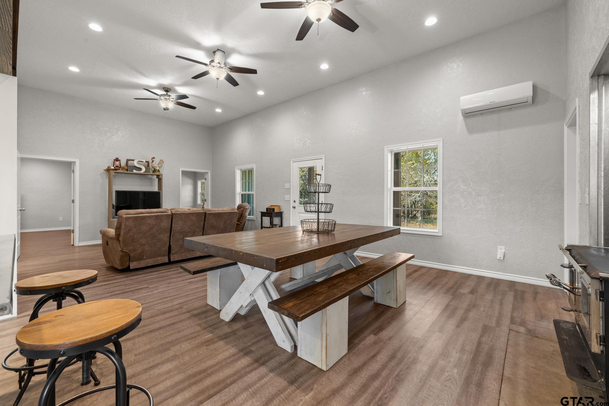 732 Red Maple Road Big Sandy, TX 75755 - Photo 8 of 40 a living room with furniture and a wooden floor