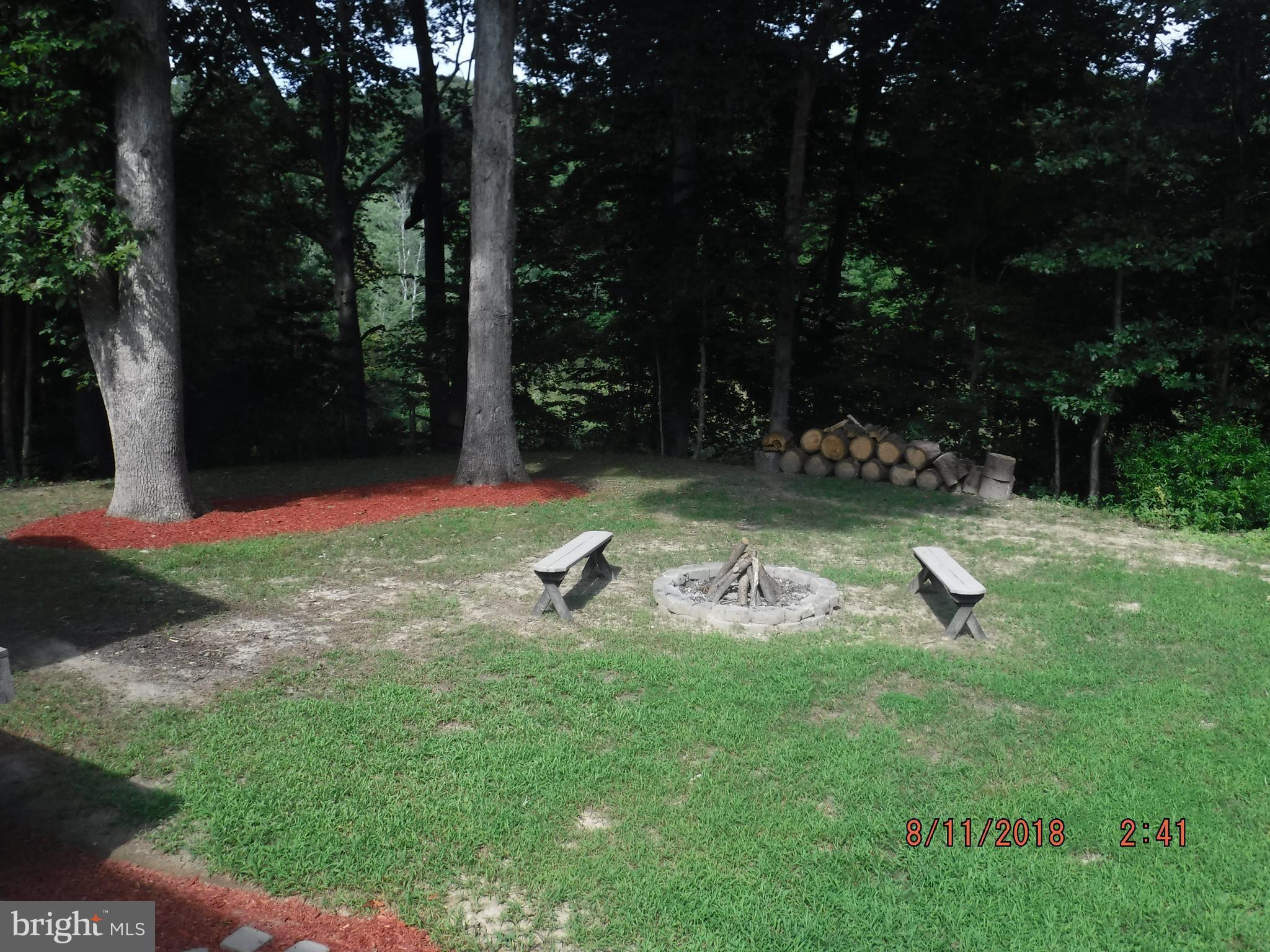 3521 Patuxent Road Huntingtown, MD 20639 - Photo 6 of 28 Backyard Firepit