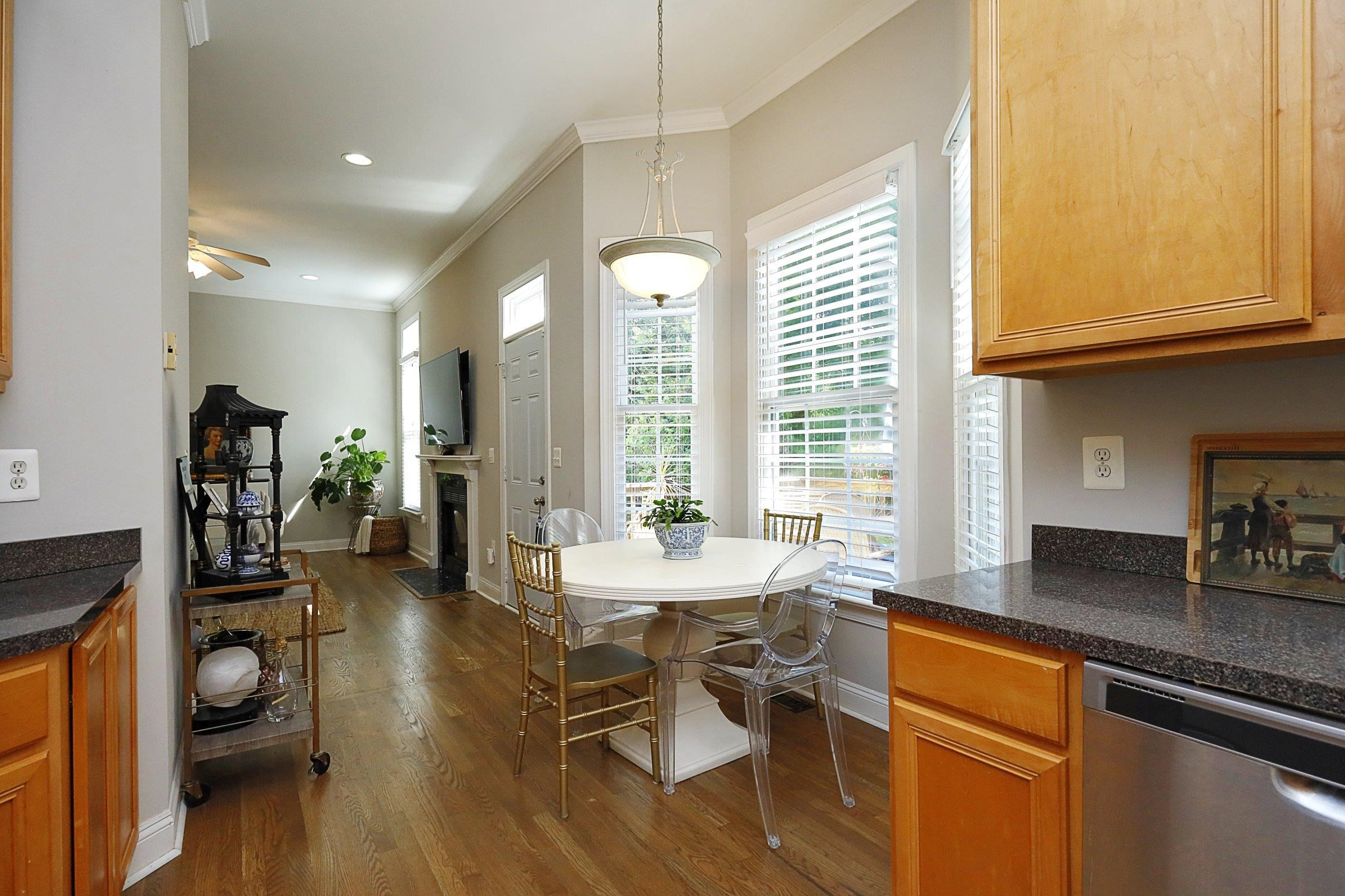 7932 Milltrace Run Raleigh, NC 27615 - Photo 14 of 38 Kitchen looking towards Breakfast Nook