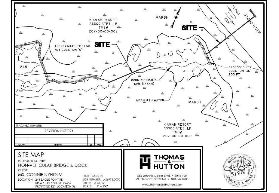 248 Eagle Point Road Kiawah Island, SC 29455 - Photo 20 of 21 Dock Plan